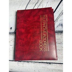 Life Time Dry Erase Telephone Address Book